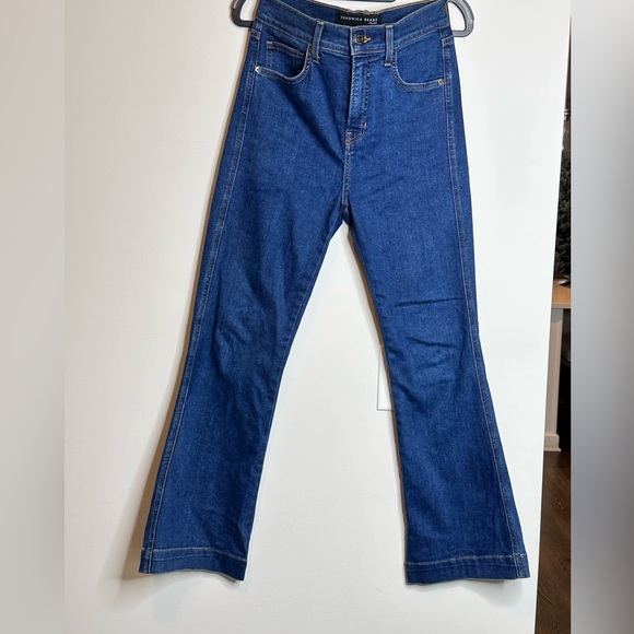 Veronica Beard  Blue Flared Carson high rise Jeans‎ - Picture 2 of 9